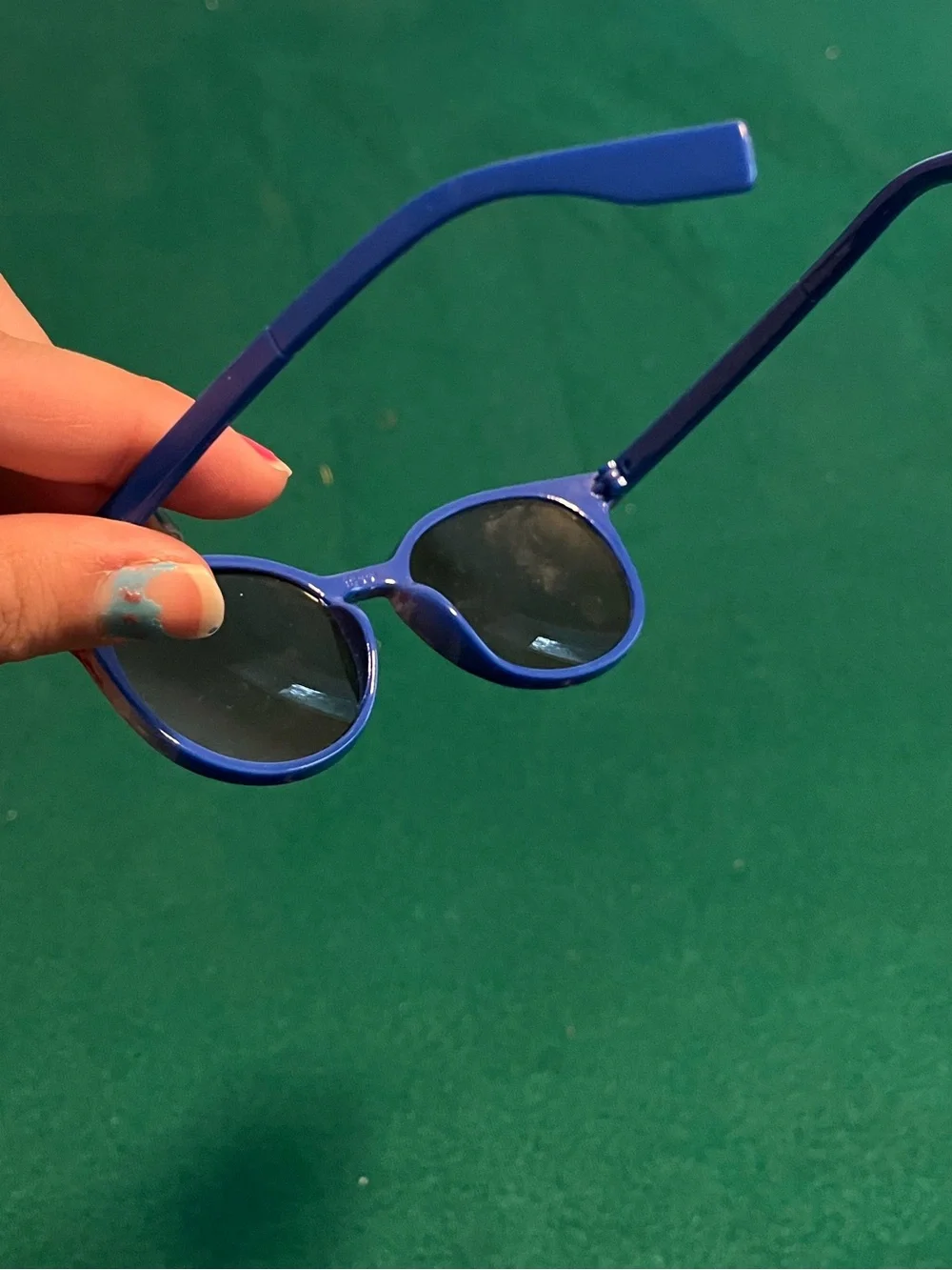 Kids Color-Block Sunglasses - Red & Blue Protective Shades